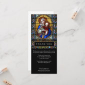 Religiöse katholische Beerdigung Beileid Vielen Da Karte (Vorderseite/Rückseite Beispiel)