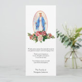 Religiöse katholische Beerdigung Beileid Vielen Da Karte (Stehend Vorderseite)