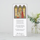 Religiöse katholische Beerdigung Beileid Vielen Da Karte (Stehend Vorderseite)