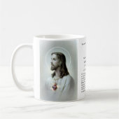 Religiöse katholische Beerdigungsdenkmal Jesus Kaffeetasse (Links)