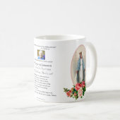 Religiöse katholische Beerdigungsdenkmal Maria Kaffeetasse (VorderseiteRechts)