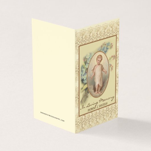 Religiöse katholische Beerdigungskarten Visitenkarten (Vorderseite)