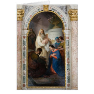 Religiöse katholische Darstellung Jesus Tempel