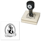 Religiöse katholische Heilige Joseph und Kind Jesu Gummistempel (Stempel)