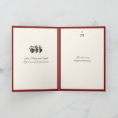 Religiöse katholische Herzen Jesu Maria Joseph Karte (Innenseite)