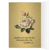 Religiöse katholische Hochzeitsskriptur Verse (Innen (Links))