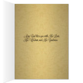 Religiöse katholische Hochzeitsskriptur Verse (Innen (Rechts))