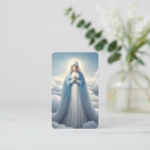 Religiöse katholische Jungfrau des Gebets Mary Visitenkarte (Stehend Vorderseite)
