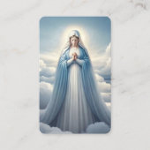 Religiöse katholische Jungfrau des Gebets Mary Visitenkarte (Vorderseite)