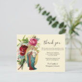 Religiöse katholische Maria Jesus Beileid Danke (Stehend Vorderseite)