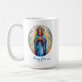 Religiöse katholische Maria Kaffeetasse (Links)