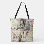 Religiöse Katholische St. Joseph Therese Collage Tasche (Vorderseite)