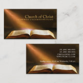 Religiöse Kirche Christentum Religion Bibel Visitenkarte (Vorne/Hinten)