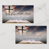 Religiöse Kirche Christentum Religion Pastor Visitenkarte (Vorne/Hinten)