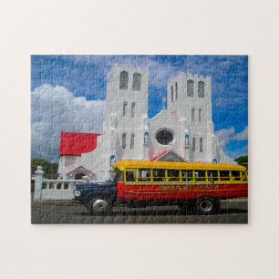 Religiöse Kirche Samoa. Puzzle