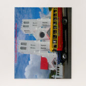 Religiöse Kirche Samoa.Weihnachtsgrüße Puzzle (Vertikal)