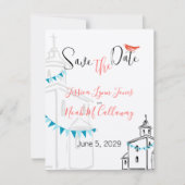 Religiöse Kirche Wir gehen zur Kapellhochzeit Einladung (Vorderseite)