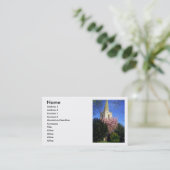 Religiöse Kirchen-Visitenkarte Visitenkarte (Stehend Vorderseite)