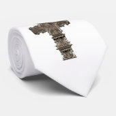 Religiöse Kreuzküche Krawatte (Gerollt)