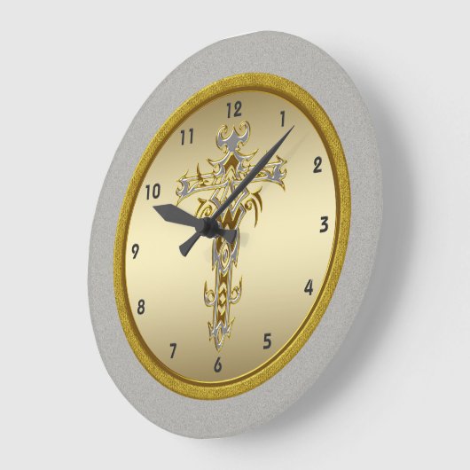 Religiöse Kreuzmauer Große Wanduhr (Winkel)