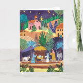 Religiöse Krippe Ruhm zu Gott Weihnachten (Vorderseite)