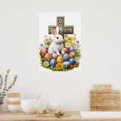 Religiöse Kunst am Ostsonntag Poster (Küche)