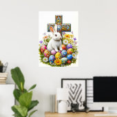 Religiöse Kunst am Ostsonntag Poster (Heimbüro)