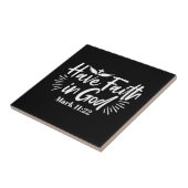 Religiöse Kunst: Glauben an Gottes Schriftendesign Fliese (Seite)