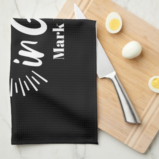 Religiöse Kunst: Glauben an Gottes Schriftendesign Geschirrtuch (Viertel Falte)