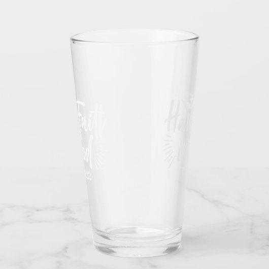 Religiöse Kunst: Glauben an Gottes Schriftendesign Glas (Rechts)