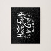 Religiöse Kunst: Glauben an Gottes Schriftendesign Puzzle (Vertikal)