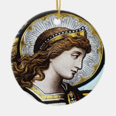 RELIGIÖSE KUNST-VERZIERUNGEN KERAMIKORNAMENT (Vorne)