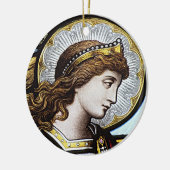 RELIGIÖSE KUNST-VERZIERUNGEN KERAMIKORNAMENT (Links)