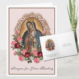 Religiöse Lady of Guadalupe für die Heilkarte Karte