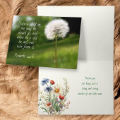 Religiöse Lehrer Danke Karte