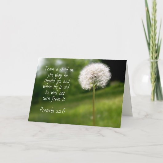 Religiöse Lehrer Danke Karte (Vorderseite)