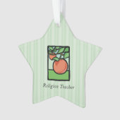Religiöse Lehrerin danke Ihnen, Apple Ornament (Vorderseite)