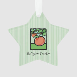 Religiöse Lehrerin danke Ihnen, Apple Ornament