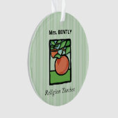 Religiöse Lehrerin danke Ihnen, Apple Ornament (Vorderseite)