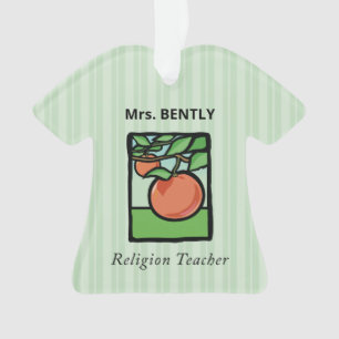 Religiöse Lehrerin danke Ihnen, Apple Ornament