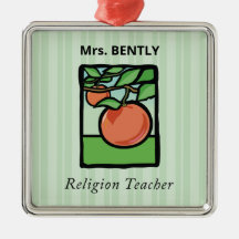 Religiöse Lehrerin danke Ihnen, Apple