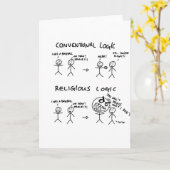 Religiöse Logik Karte (Gelbe Blume)