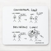 Religiöse Logik Mousepad (Vorne)
