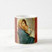 Religiöse Madonna & Child Katholische Weihnachtsge Kaffeetasse (Mittel)