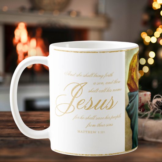 Religiöse Madonna & Child Katholische Weihnachtsge Kaffeetasse