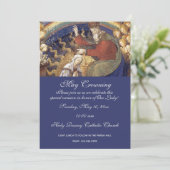 Religiöse Mai zum Tag der Mütter Einladung (Stehend Vorderseite)