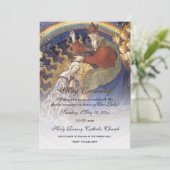 Religiöse Mai zum Tag der Mütter Einladung (Stehend Vorderseite)