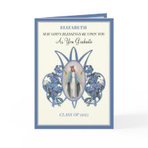 Religiöse Mary Floral Abschluss Katholik