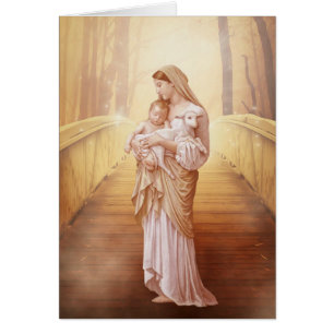 Religiöse Mary Jesus Good Shepherd Katholische