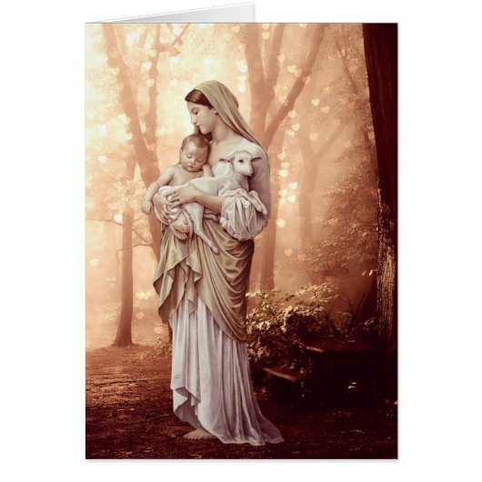 Religiöse Mary Jesus Good Shepherd Katholische (Vorne)